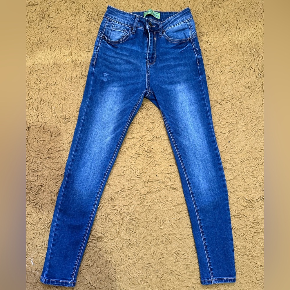 Stretchy Light Blue Denim Women's Jeans